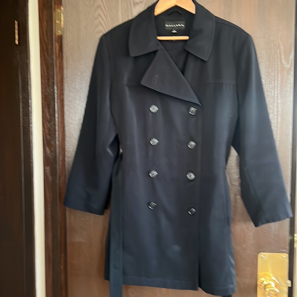 Gallery Black Double-Breasted Removable Lining Be… - image 4